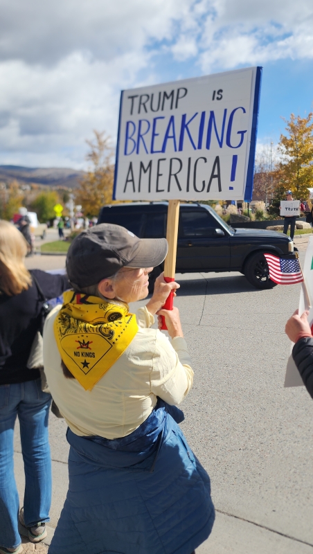 Vail Eagle Indivisible No Kings Eagle County Colorado